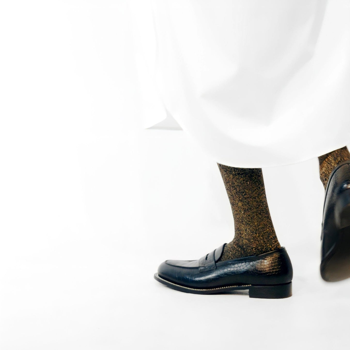 BED j.w. FORD×CHICSTOCKS グリッターソックス 全3色/26-28cm