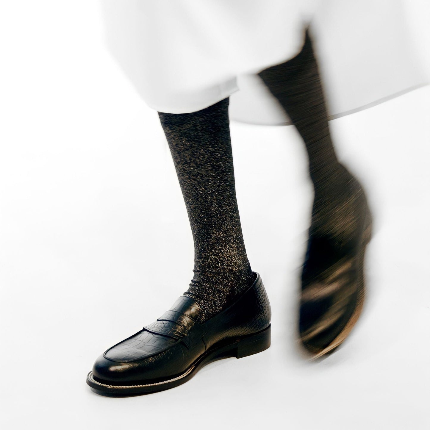 BED j.w. FORD×CHICSTOCKS グリッターソックス 全3色/26-28cm