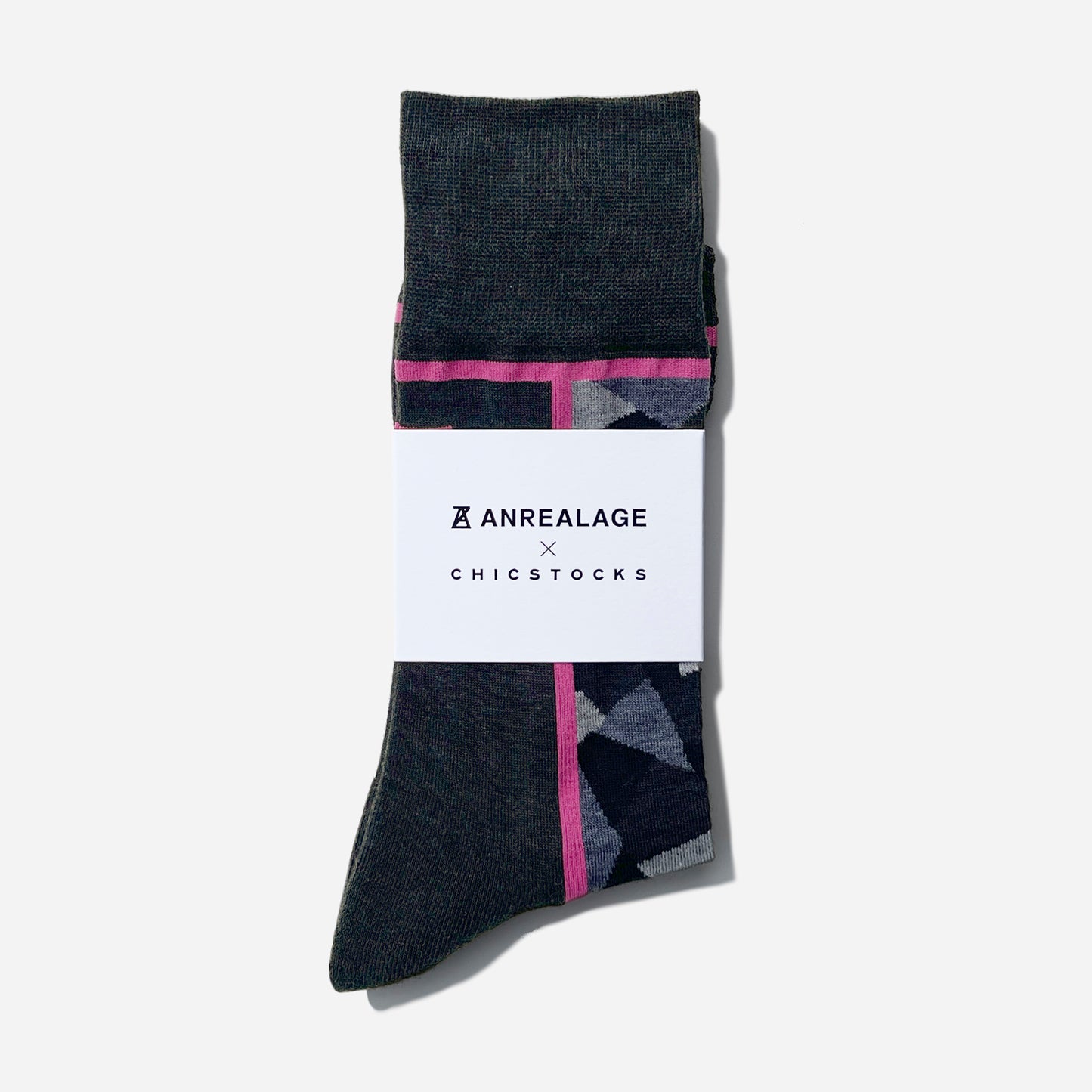 ANREALAGE×CHICSTOCKS ラインソックス 全5色/25-28cm