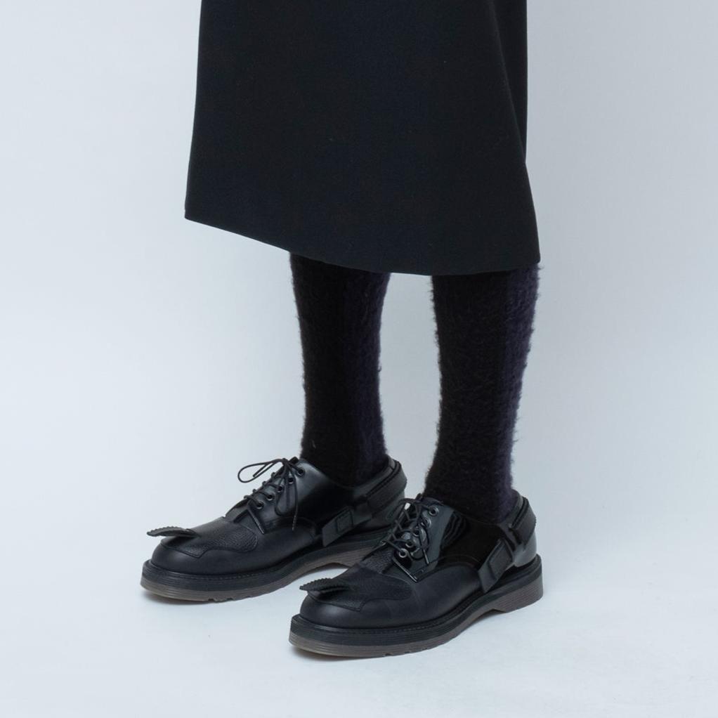 anrealage homme×CHICSTOCKS パッチワーク モヘアソックス 全3色/25-28cm