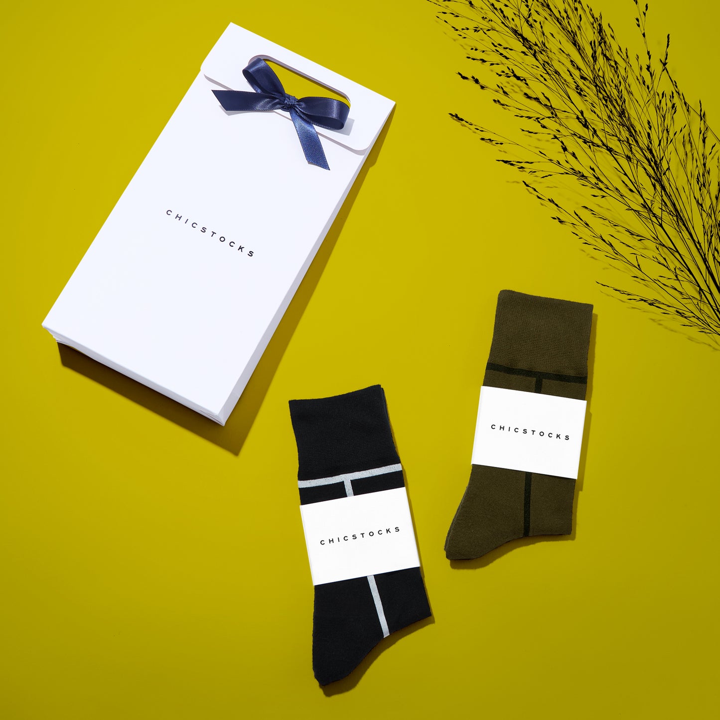 ラインソックス 2足ギフトバッグ 全8色