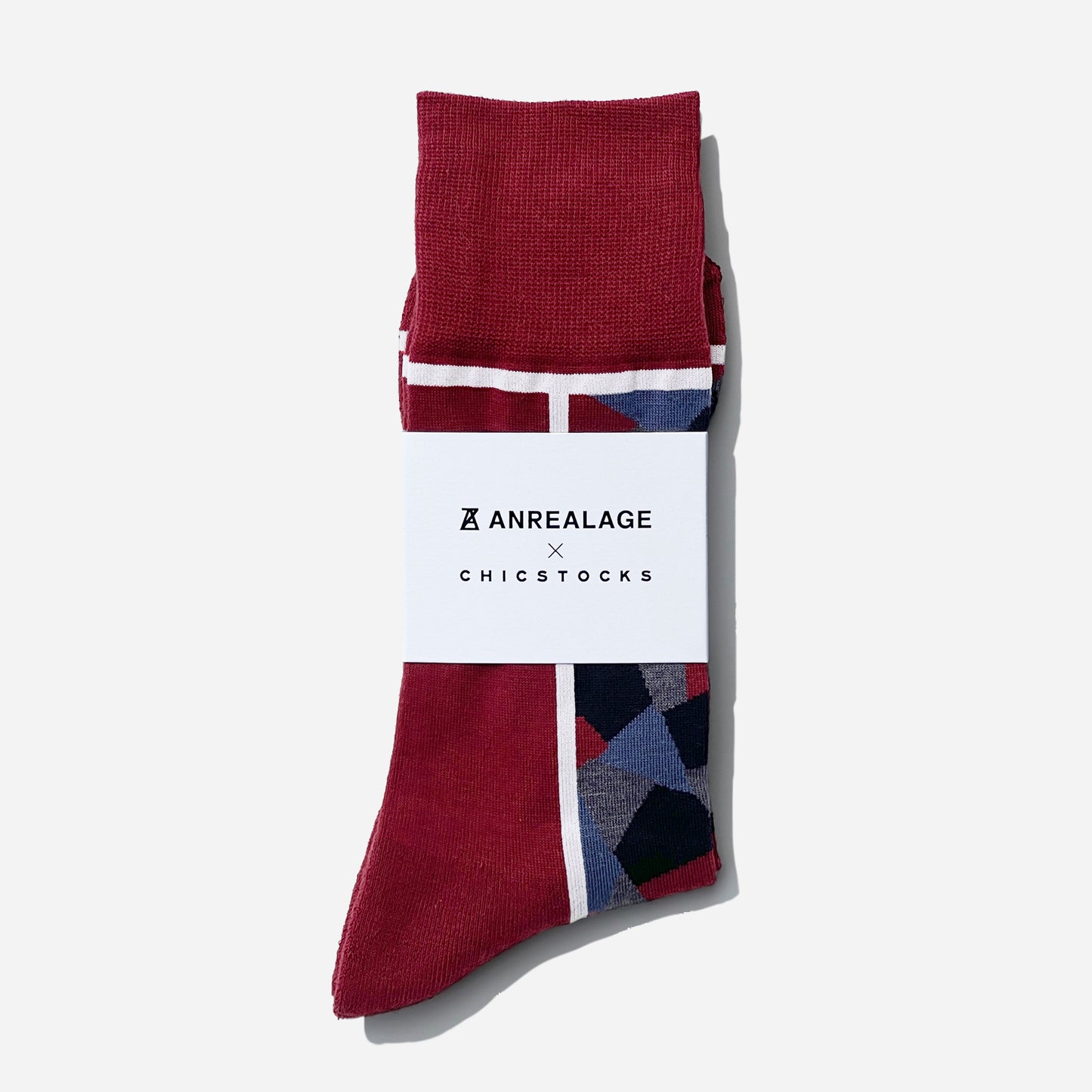 ANREALAGE×CHICSTOCKS ラインソックス 全5色/25-28cm