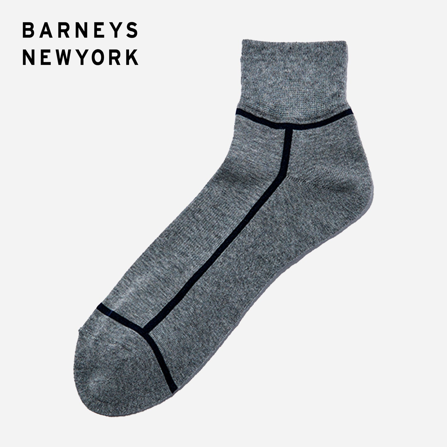 BARNEYS NEWYORK別注  ハイゲージアンクルソックス  全4色/26-28cm