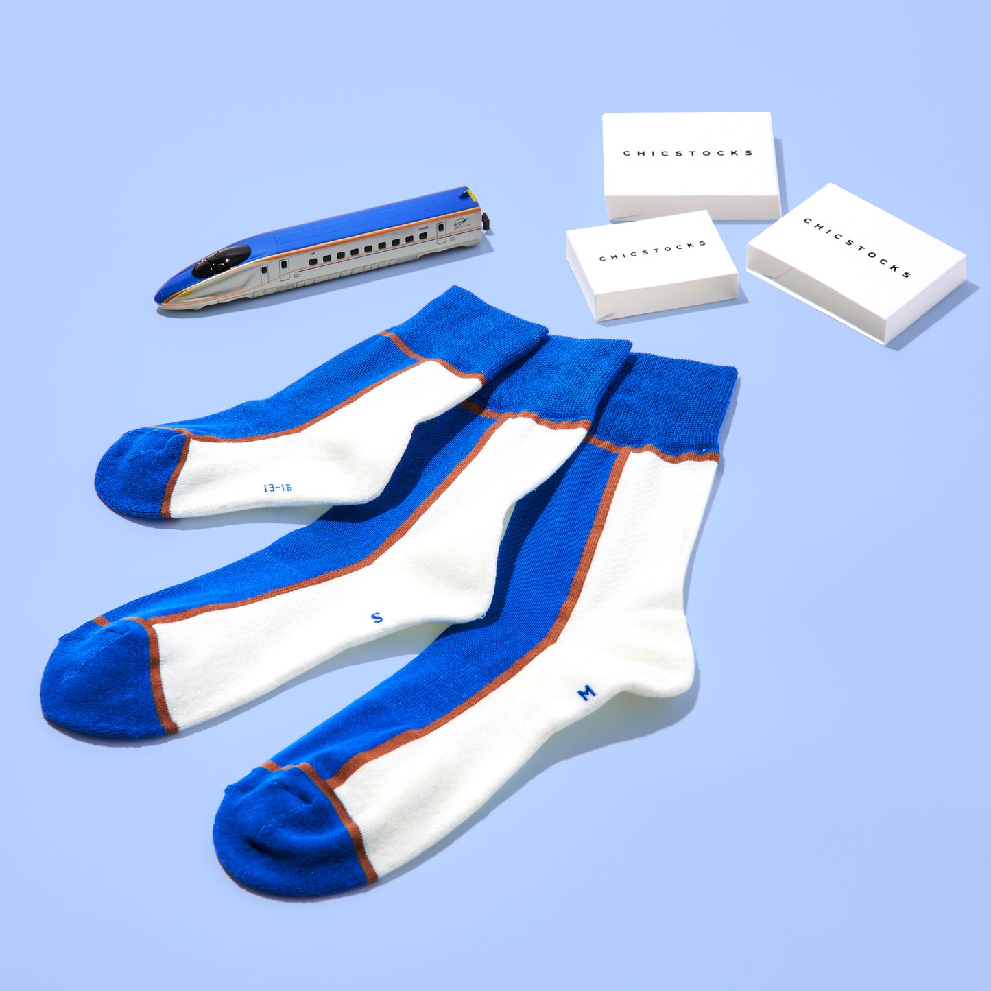 はやぶさ こまち かがやき ラインソックス 全3色/S-L・キッズ