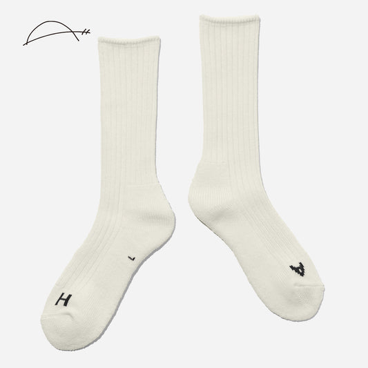A.H×CHICSTOCKS ウールリブソックス 全2色