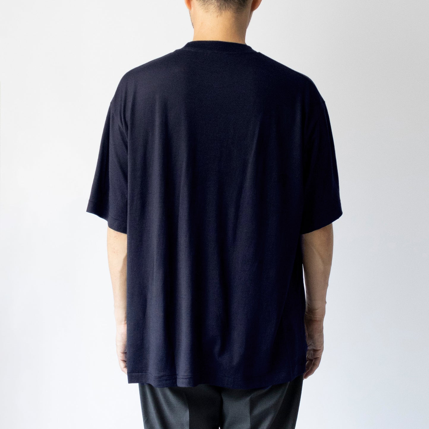 Ameriyas メリノウール100% クルーネック半袖Tシャツ 全2色