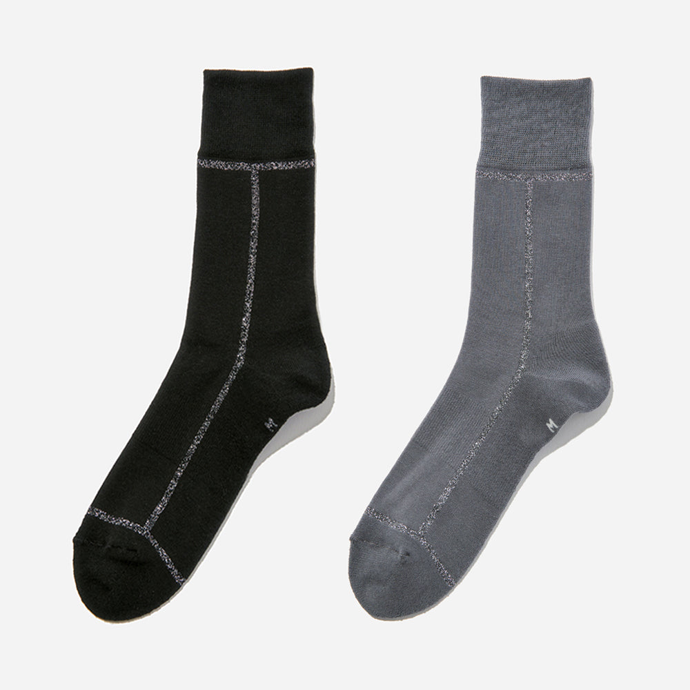 ライン ラメソックス 2足ギフトボックス(手提げ付き) 全3色
