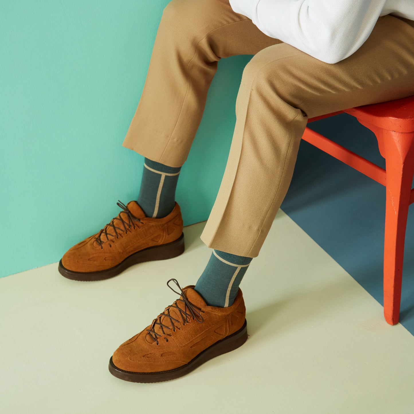 ラインソックス 2足ギフトバッグ 全8色