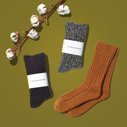 ローゲージリブソックス 全3色