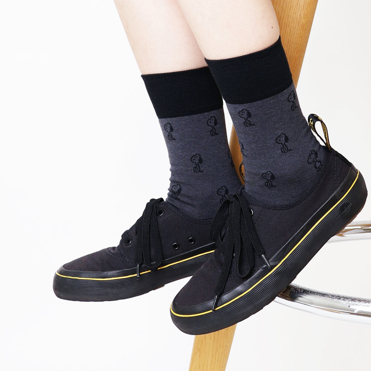 SNOOPY×CHICSTOCKS パターン 全2色