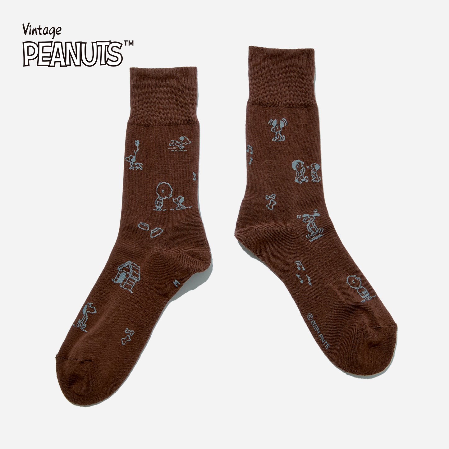 SNOOPY×CHICSTOCKS 1950s スヌーピー 全3色