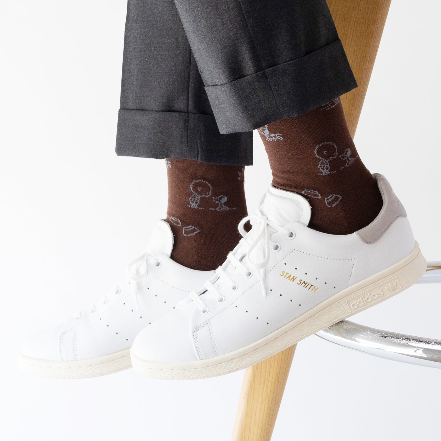 SNOOPY×CHICSTOCKS 1950s スヌーピー 全3色
