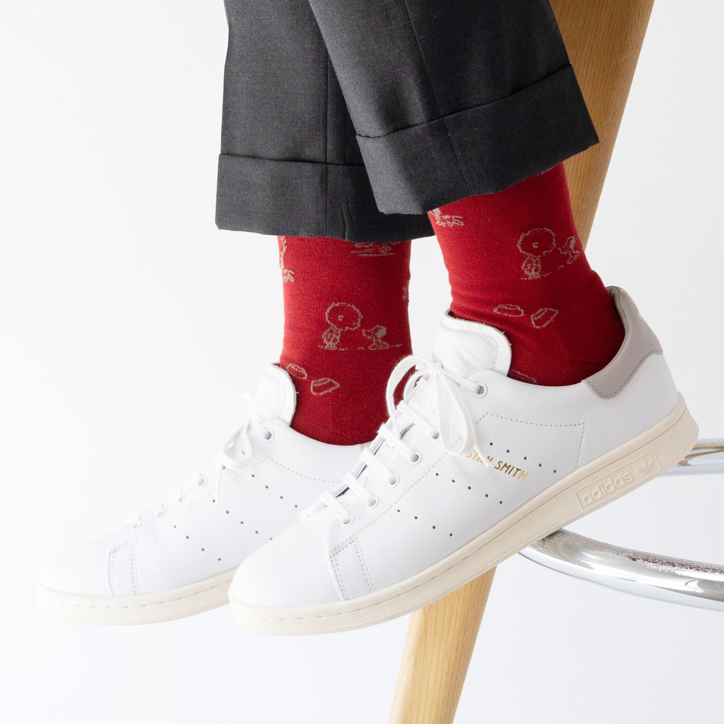 SNOOPY×CHICSTOCKS 1950s スヌーピー 全3色