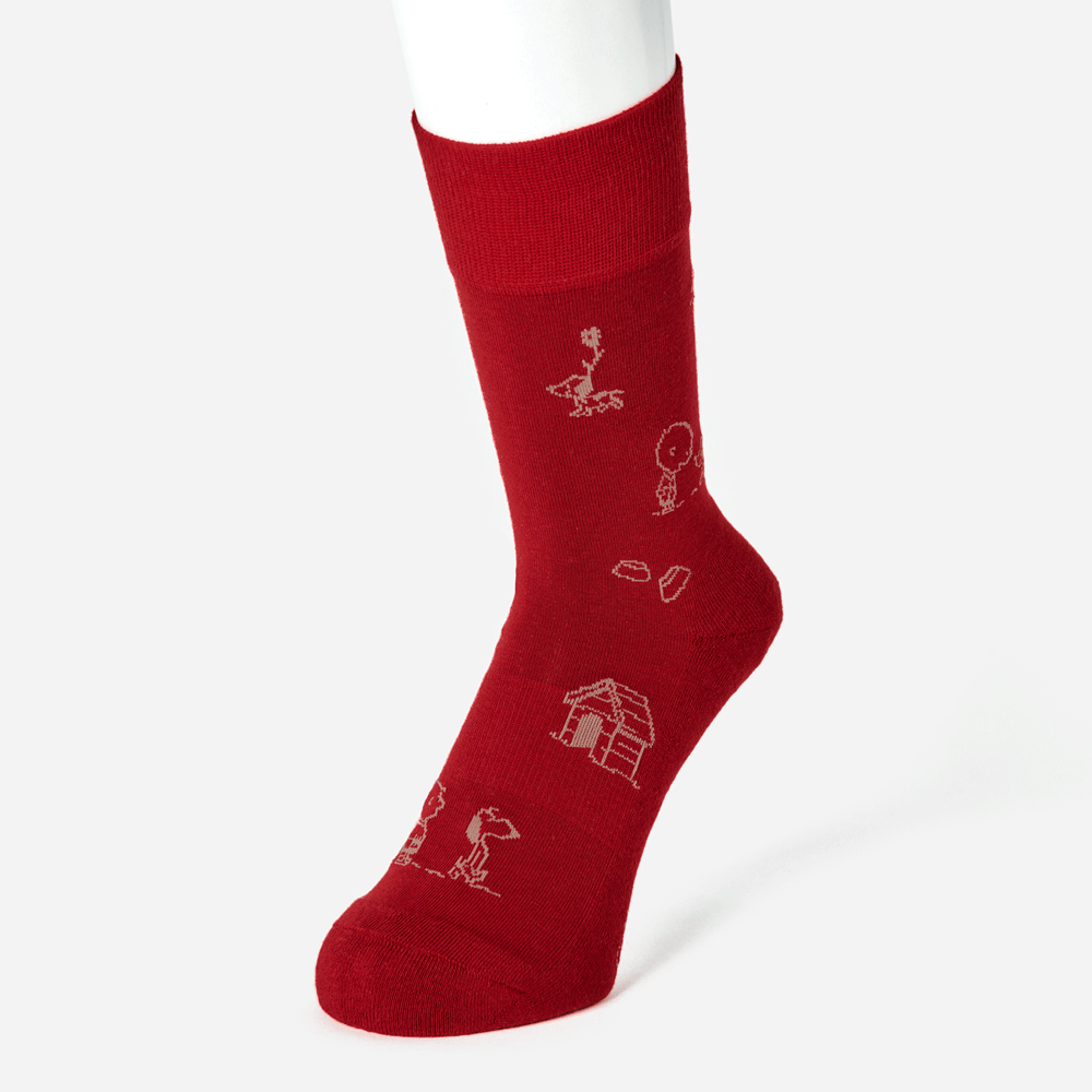 SNOOPY×CHICSTOCKS 1950s スヌーピー 全3色