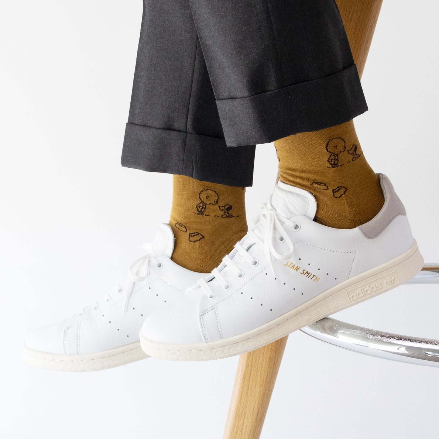 SNOOPY×CHICSTOCKS 1950s スヌーピー 全3色