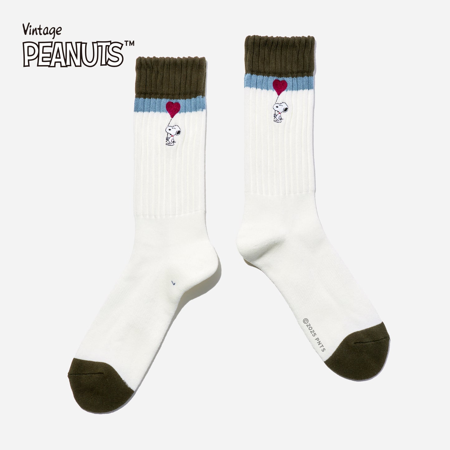 SNOOPY×CHICSTOCKS ハートバルーン 全3色