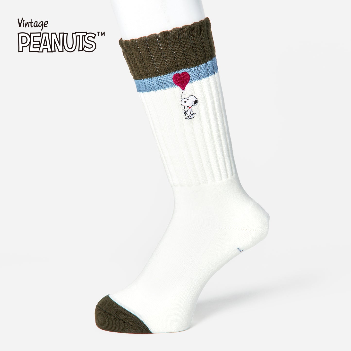 SNOOPY×CHICSTOCKS ハートバルーン 全3色