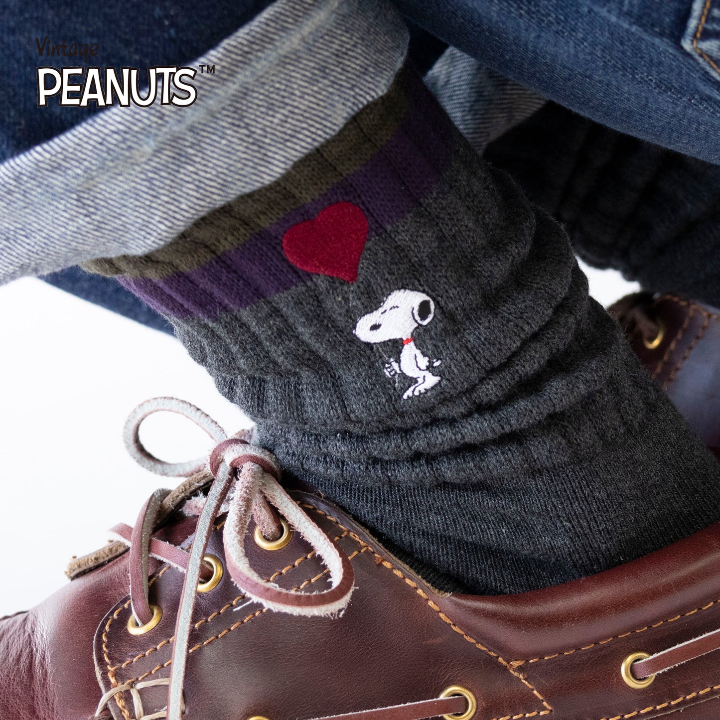 SNOOPY×CHICSTOCKS ハートバルーン 全3色