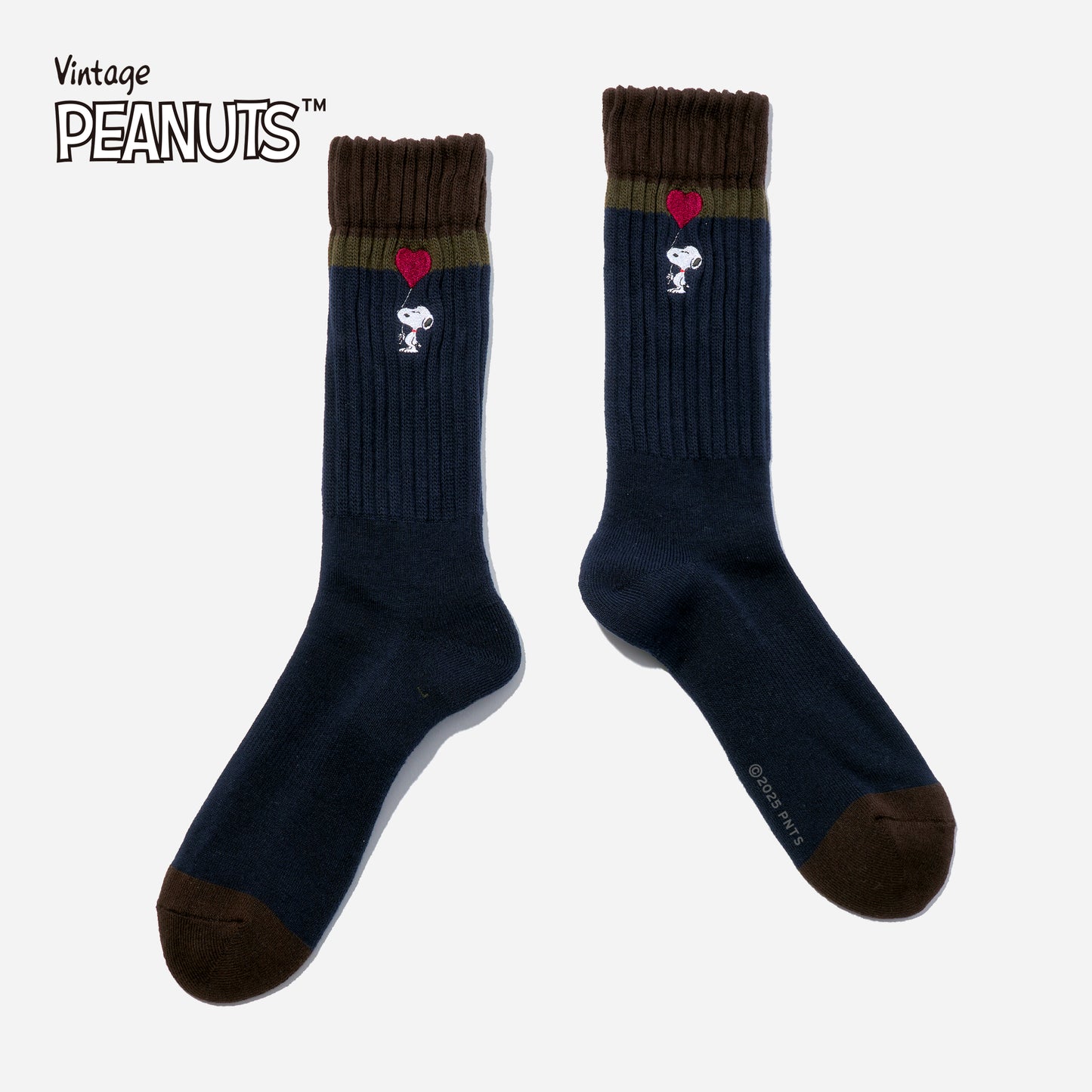 SNOOPY×CHICSTOCKS ハートバルーン 全3色
