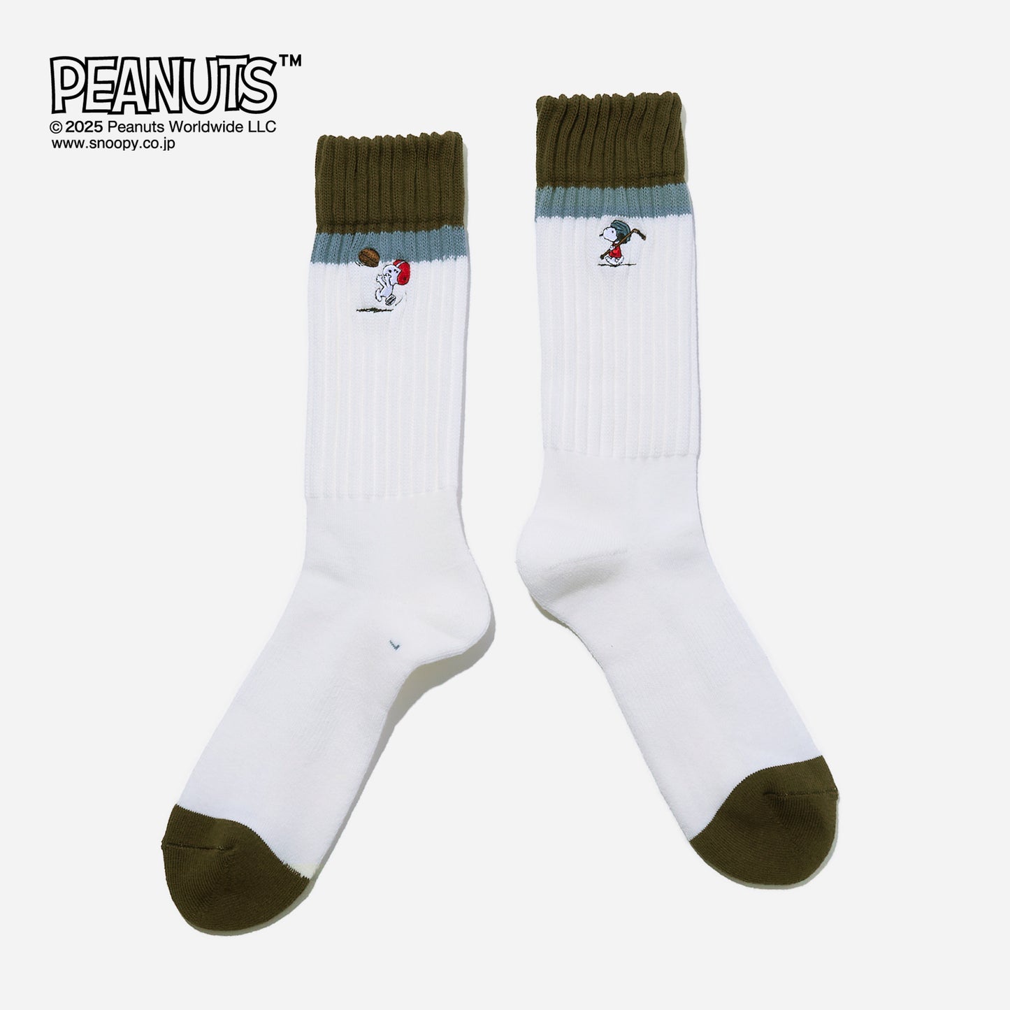 SNOOPY×CHICSTOCKS  スヌーピー スポーツ  全3色  11月1日(土)発売