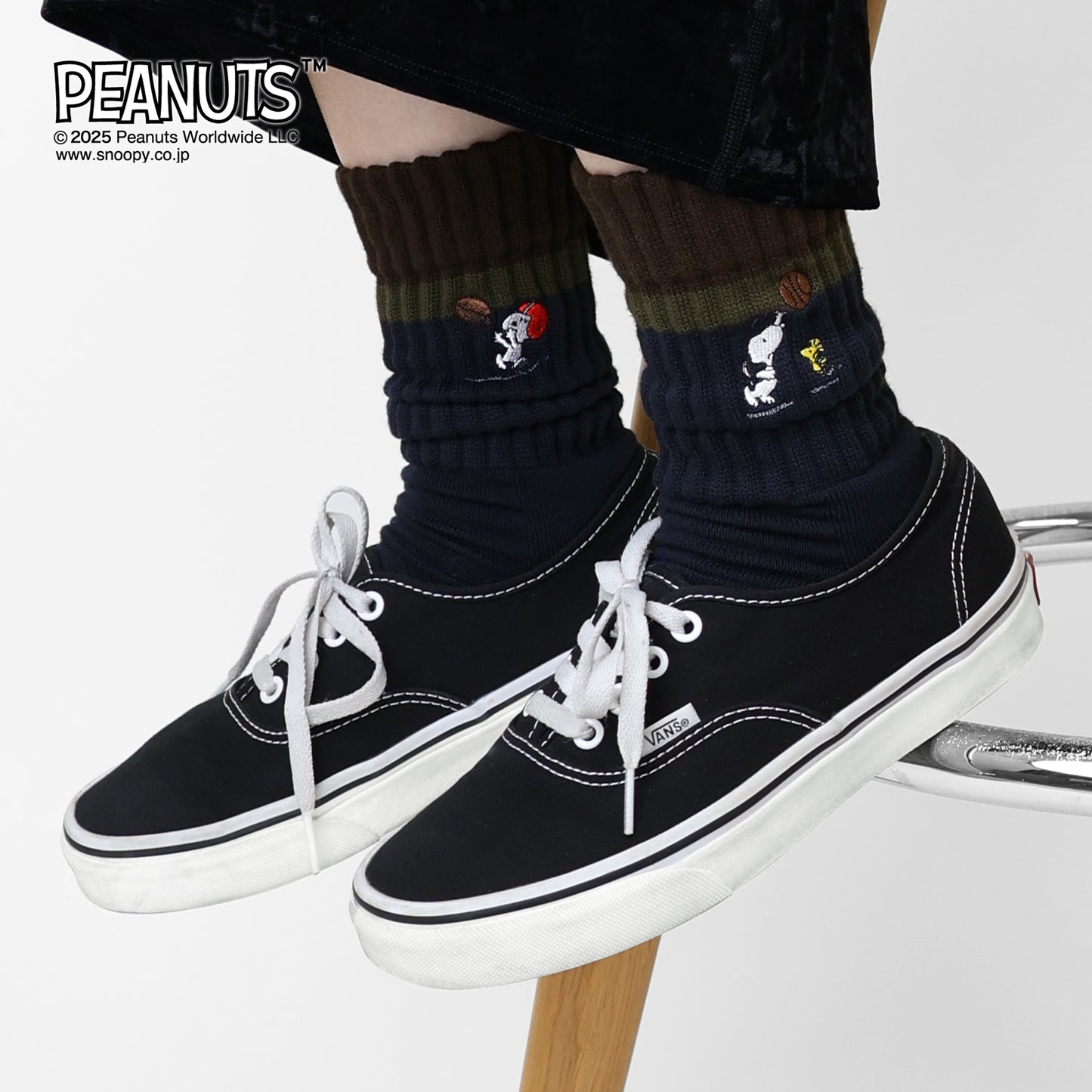 SNOOPY×CHICSTOCKS  スヌーピー スポーツ  全3色  11月1日(土)発売