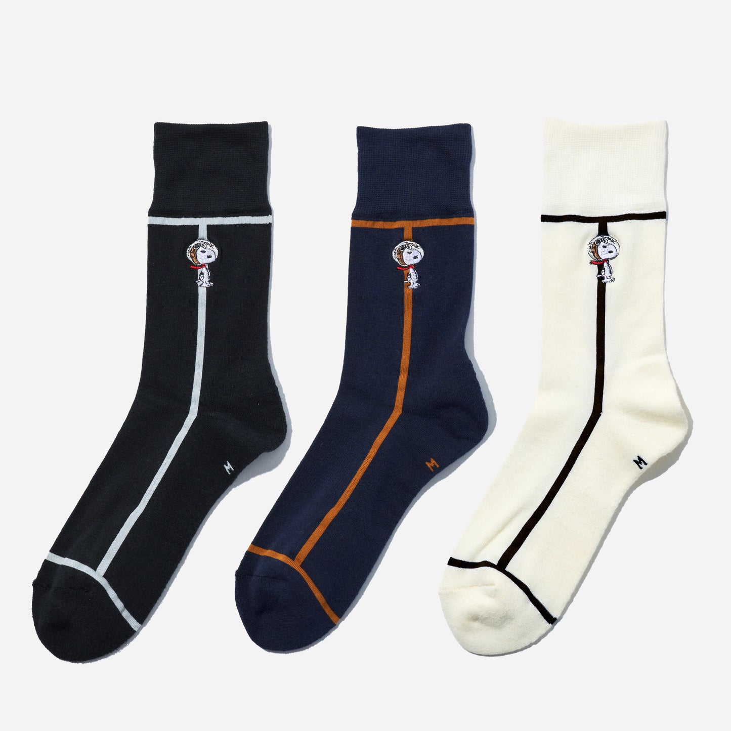 SNOOPY×CHICSTOCKS 宇宙飛行士 全3色