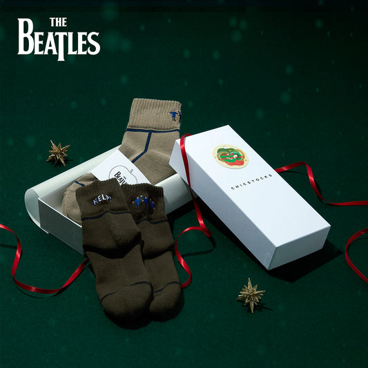【クリスマス】 THE BEATLES HELP! 2足ギフトセット 全2色