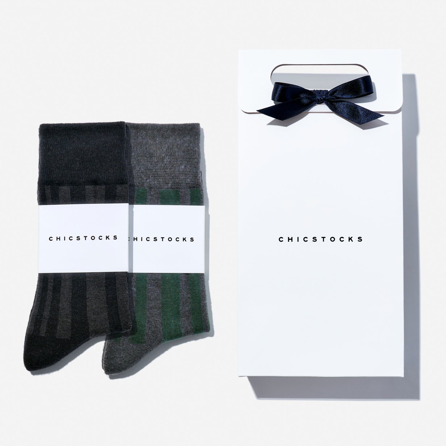 ランダムストライプ 2足ギフトバッグ 全2色