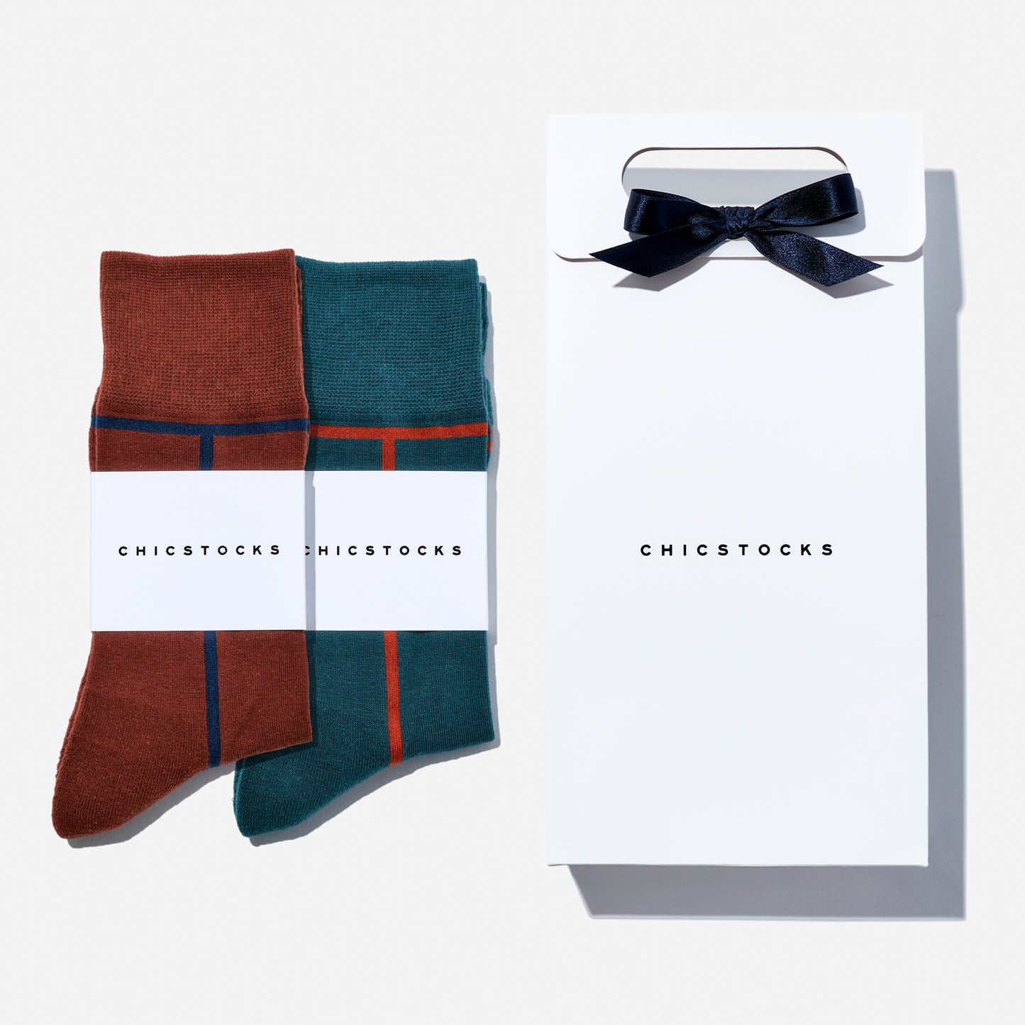 ラインソックス 2足ギフトバッグ 全8色