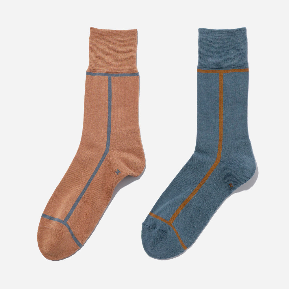 ラインソックス 2足ギフトバッグ 全8色