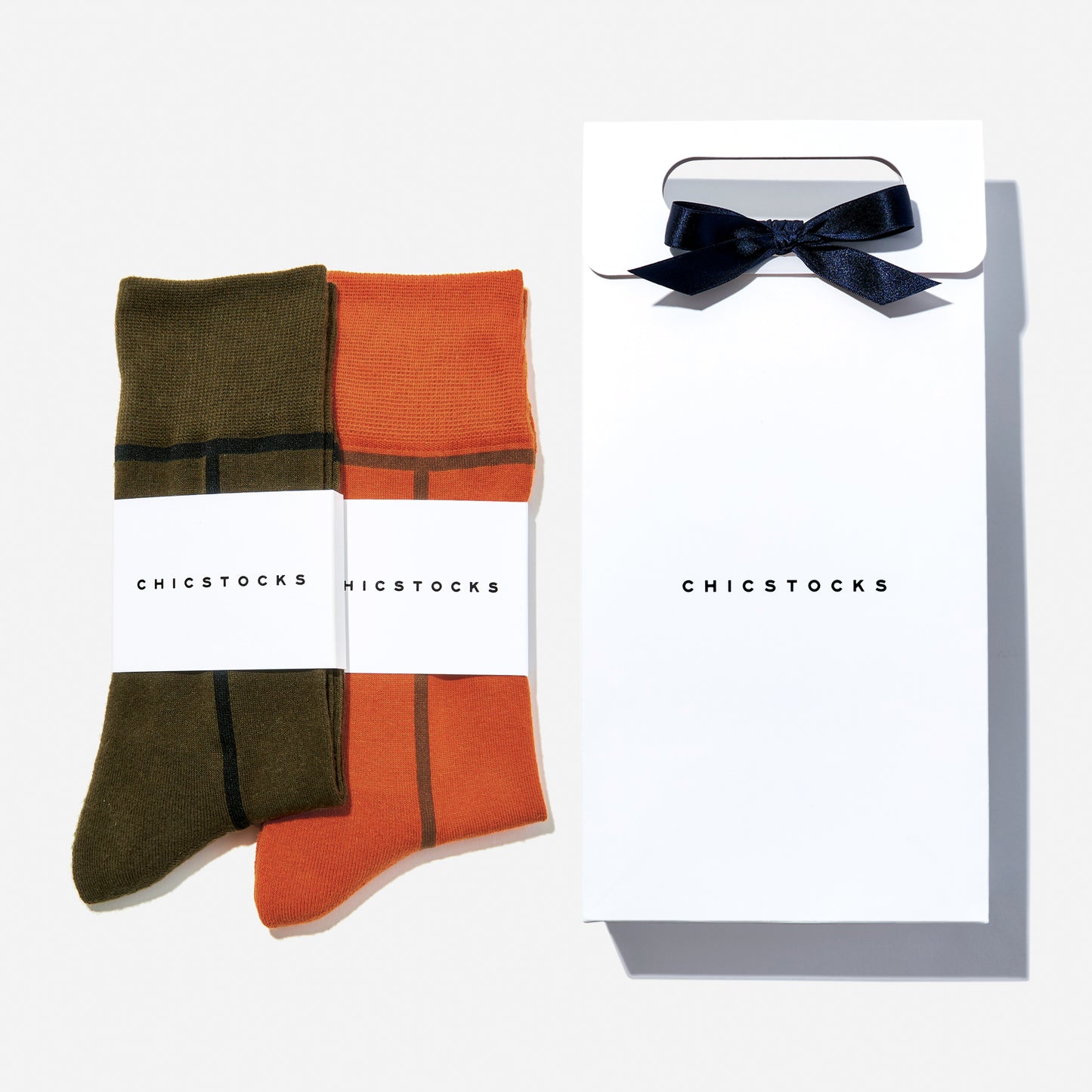 ラインソックス 2足ギフトバッグ 全8色