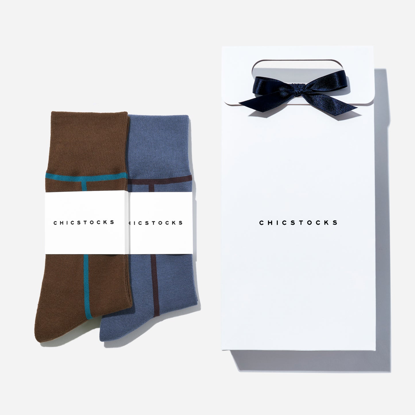 ラインソックス 2足ギフトバッグ 全8色