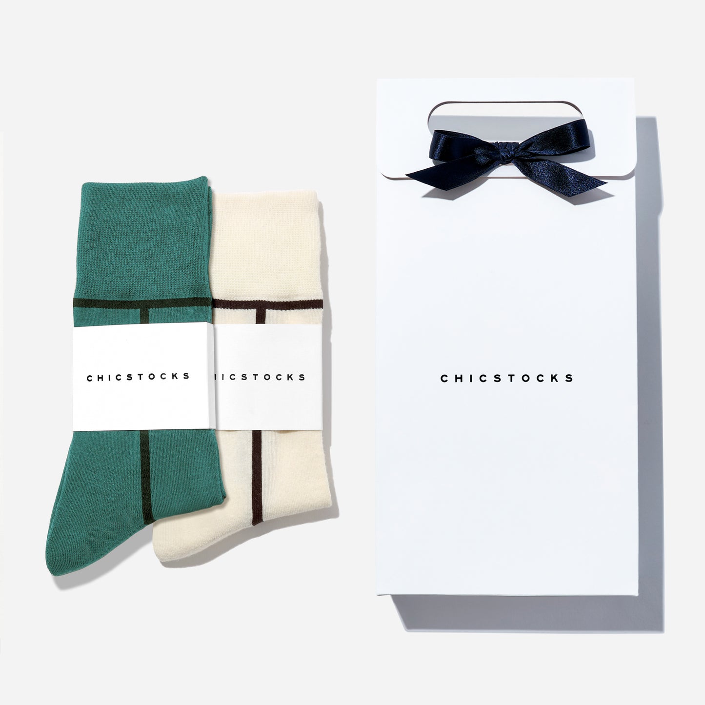 ラインソックス 2足ギフトバッグ 全8色