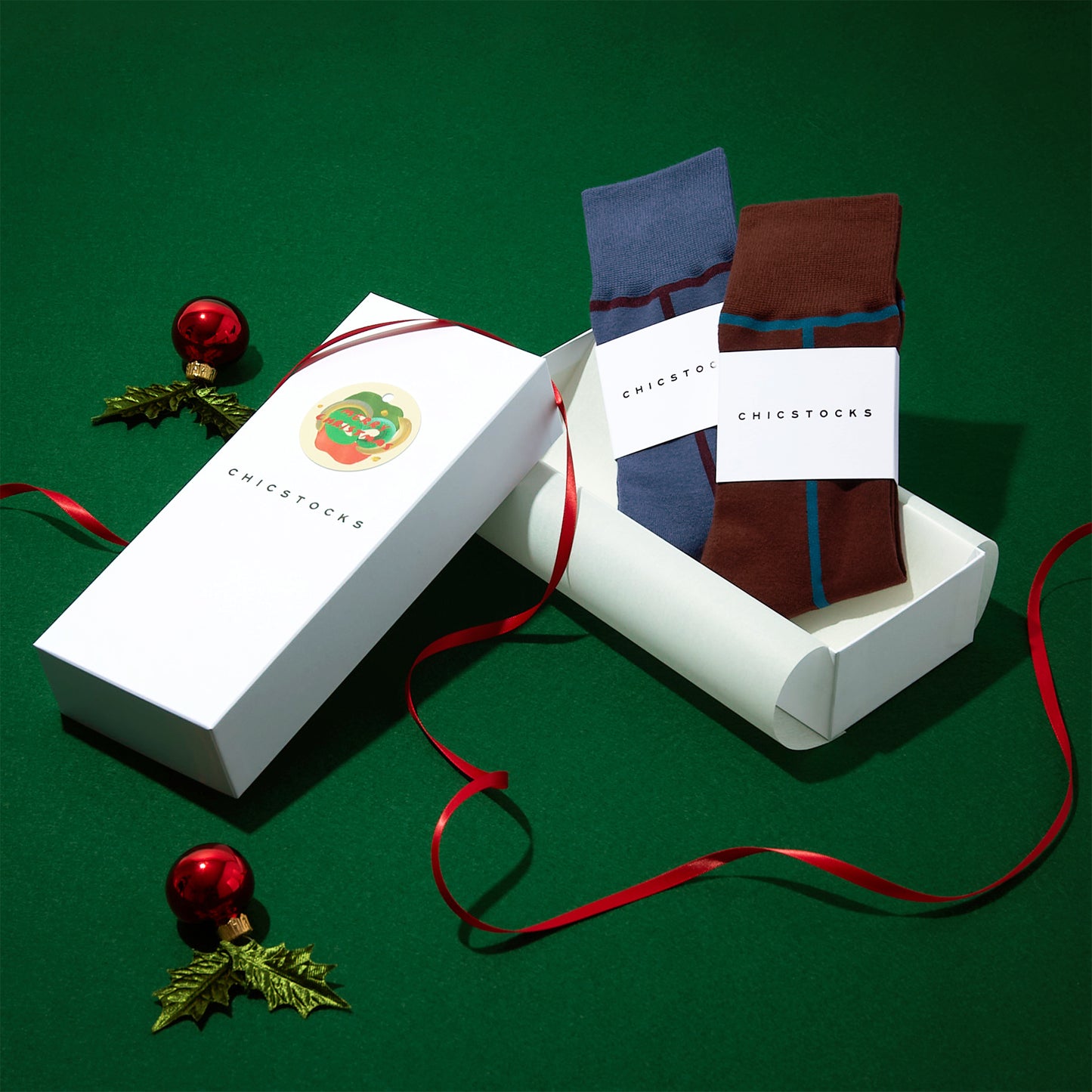 【クリスマス】 2足ギフトセット 全9色