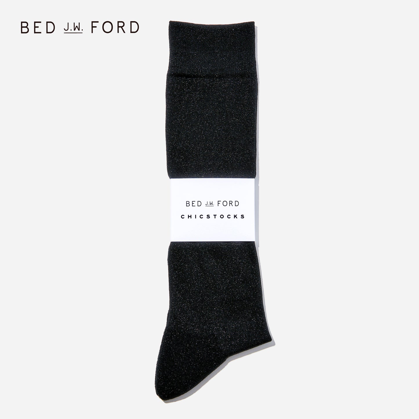 BED j.w. FORD×CHICSTOCKS グリッターソックス 全3色/26-28cm