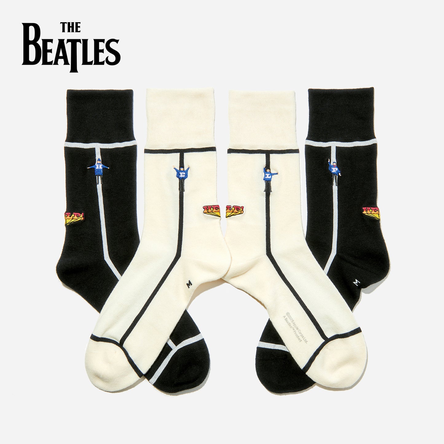 THE BEATLES HELP! 2足ギフトセット 全1色 10月下旬再入荷予定