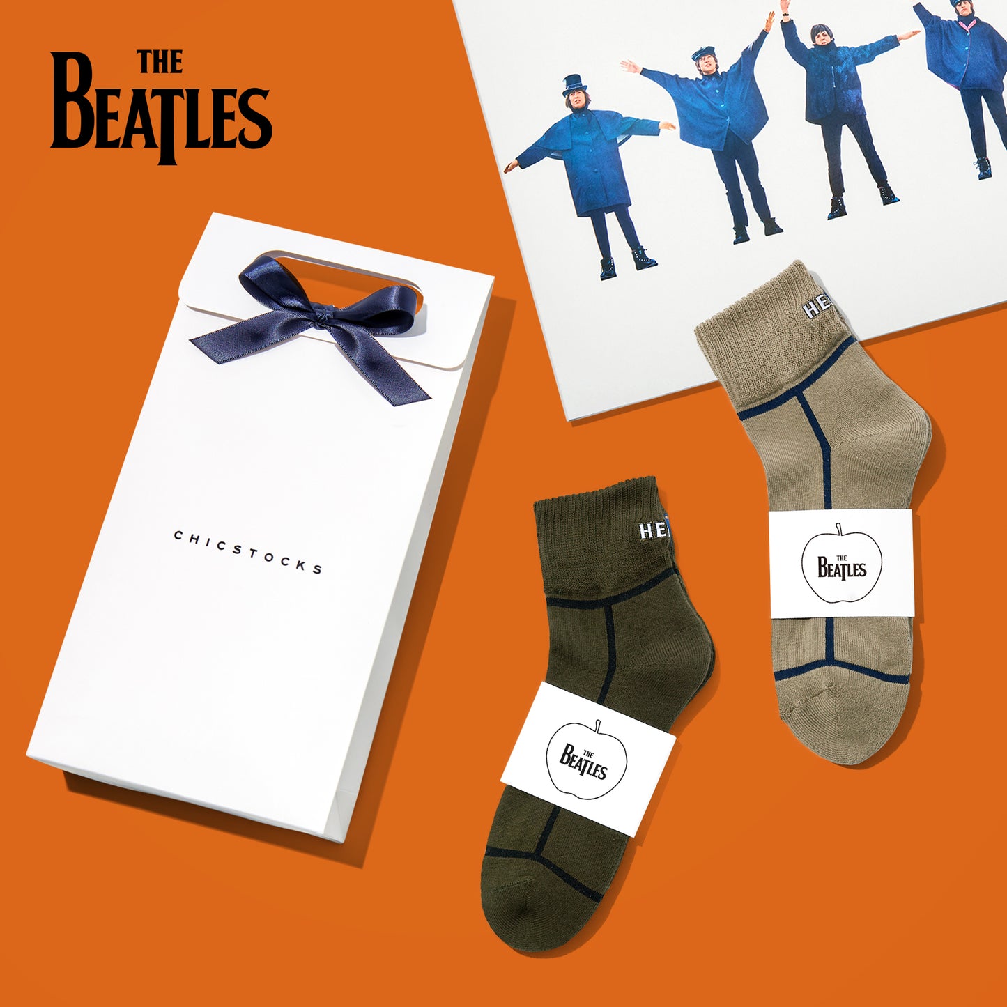 THE BEATLES HELP! 2足ギフトセット 全2色