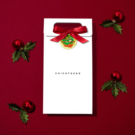 【クリスマス】 ギフトバッグ 2足まで対応