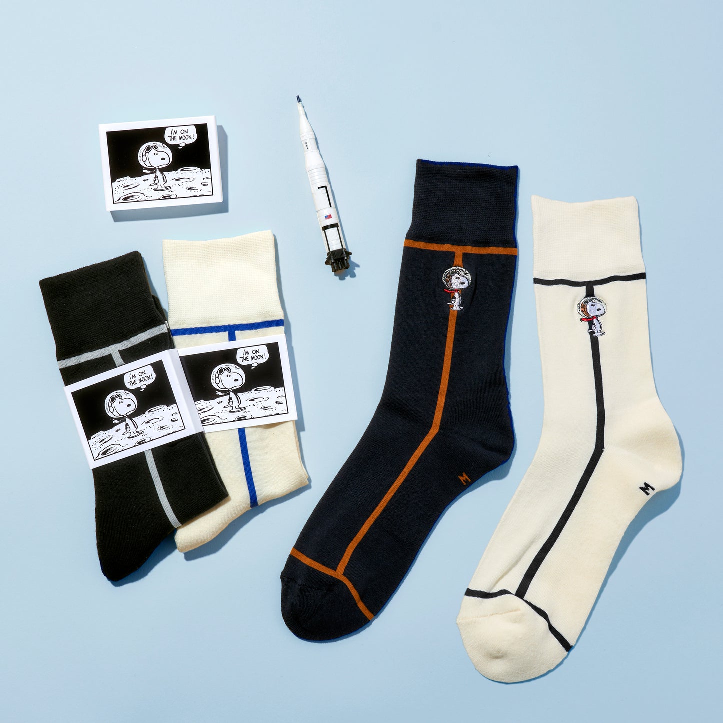 SNOOPY×CHICSTOCKS 宇宙飛行士 全3色