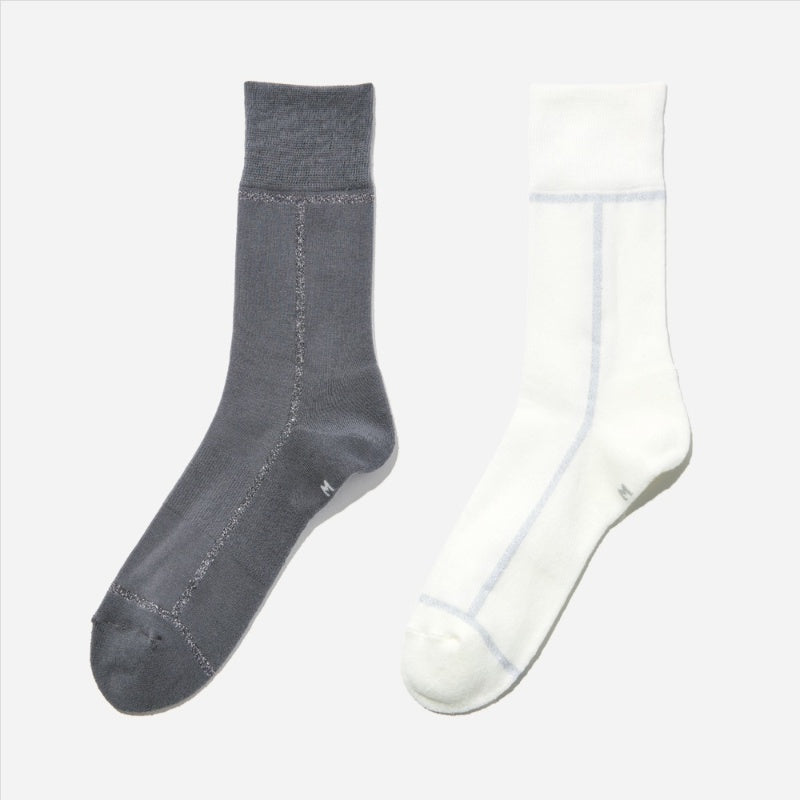 ライン ラメソックス 2足ギフトボックス(手提げ付き) 全3色