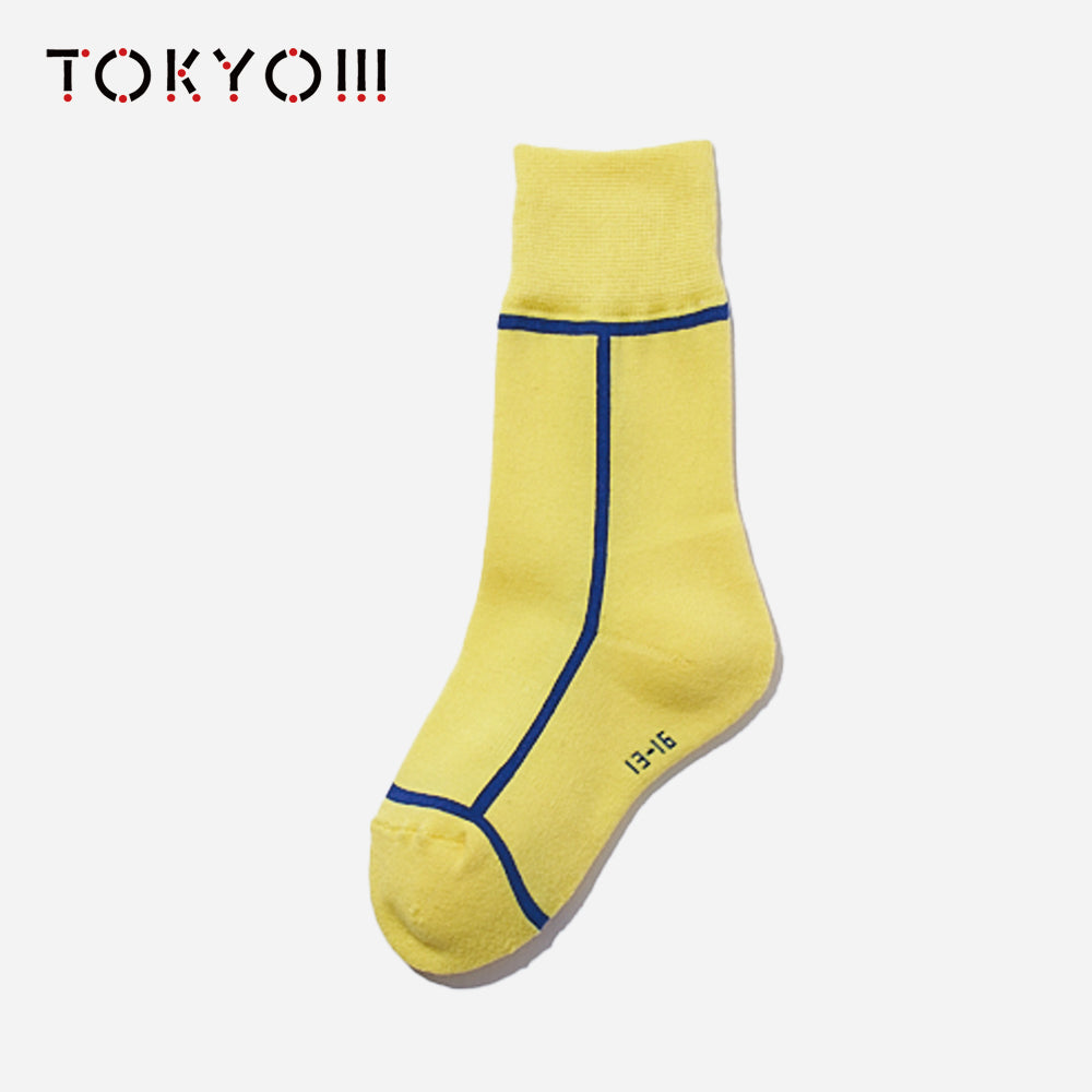 TOKYO!!!×CHICSTOCKS ラインソックス キッズ 全3色/13-16cm