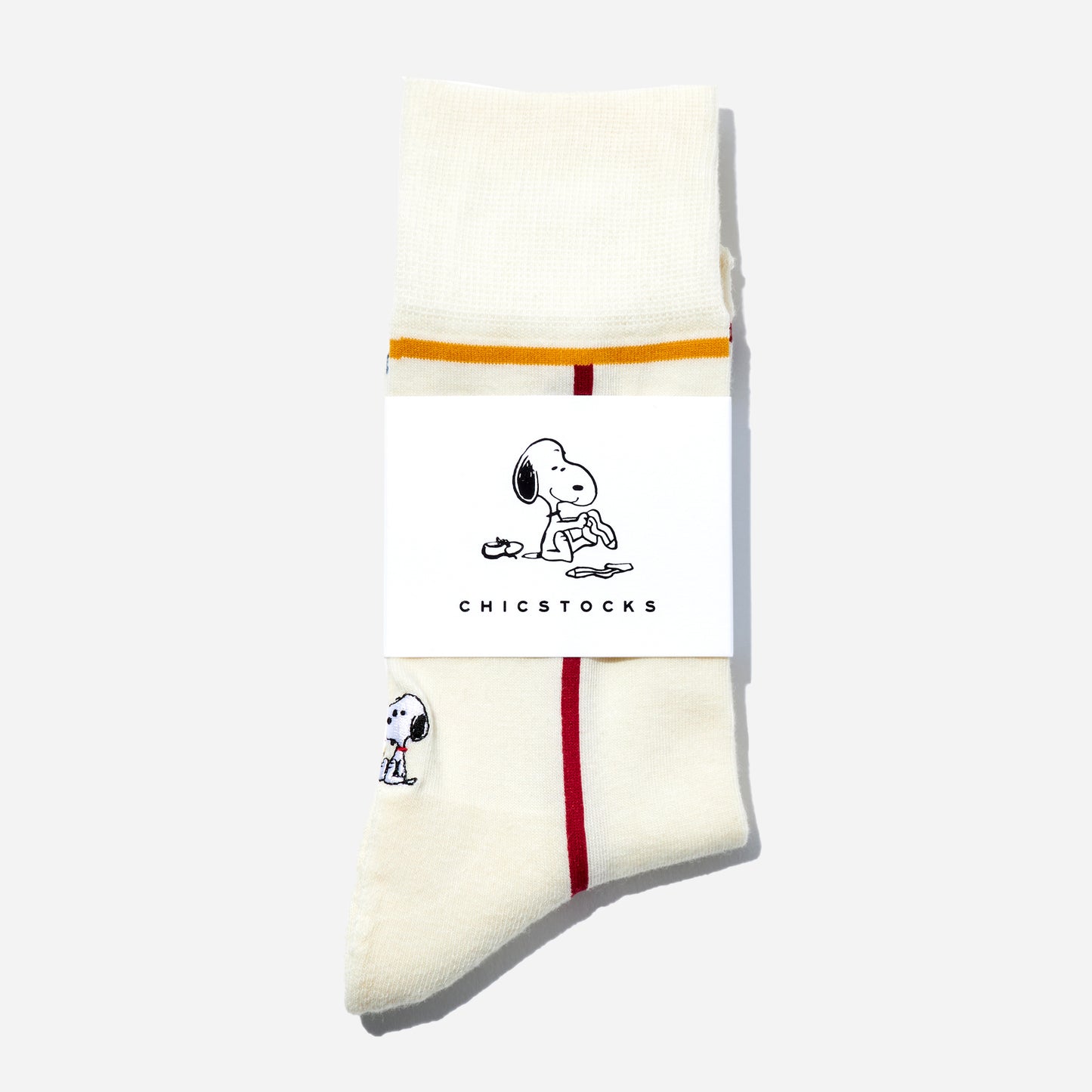 SNOOPY×CHICSTOCKS ピーナッツギャング マルチカラー