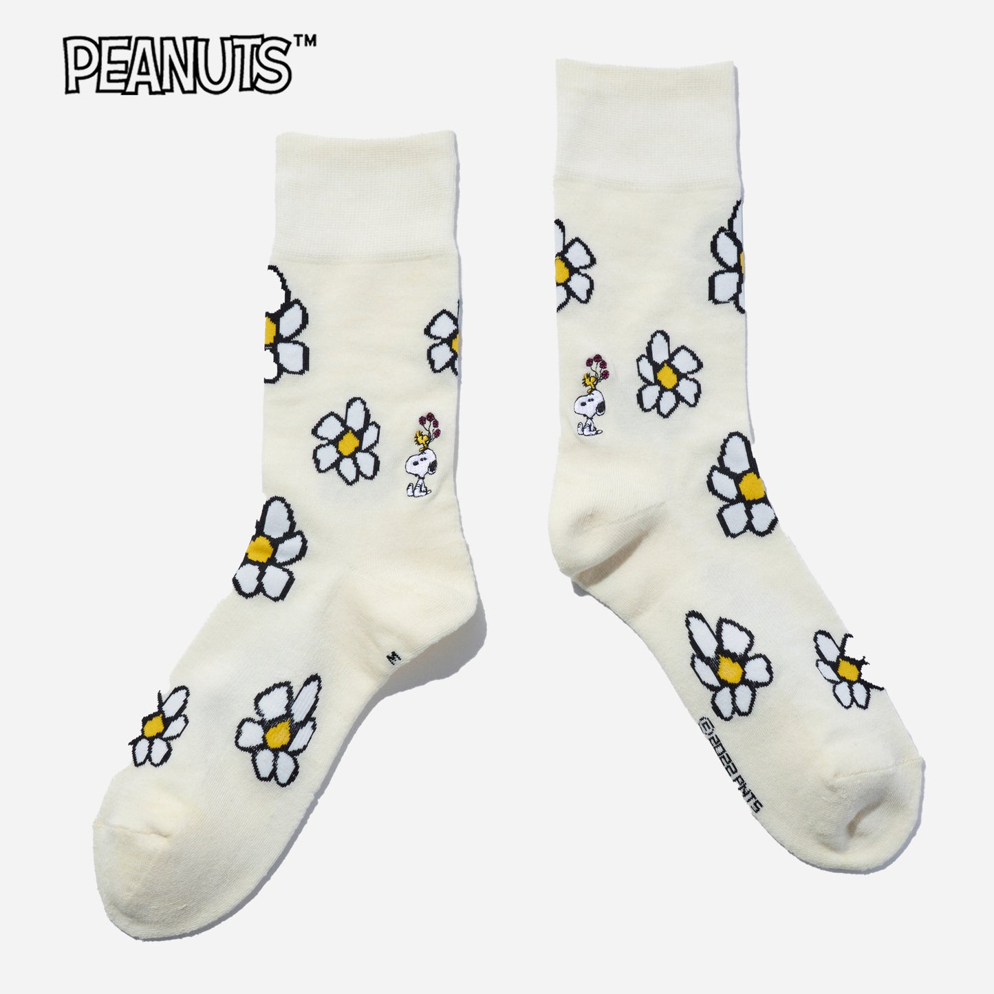 SNOOPY×CHICSTOCKS フラワー 全3色