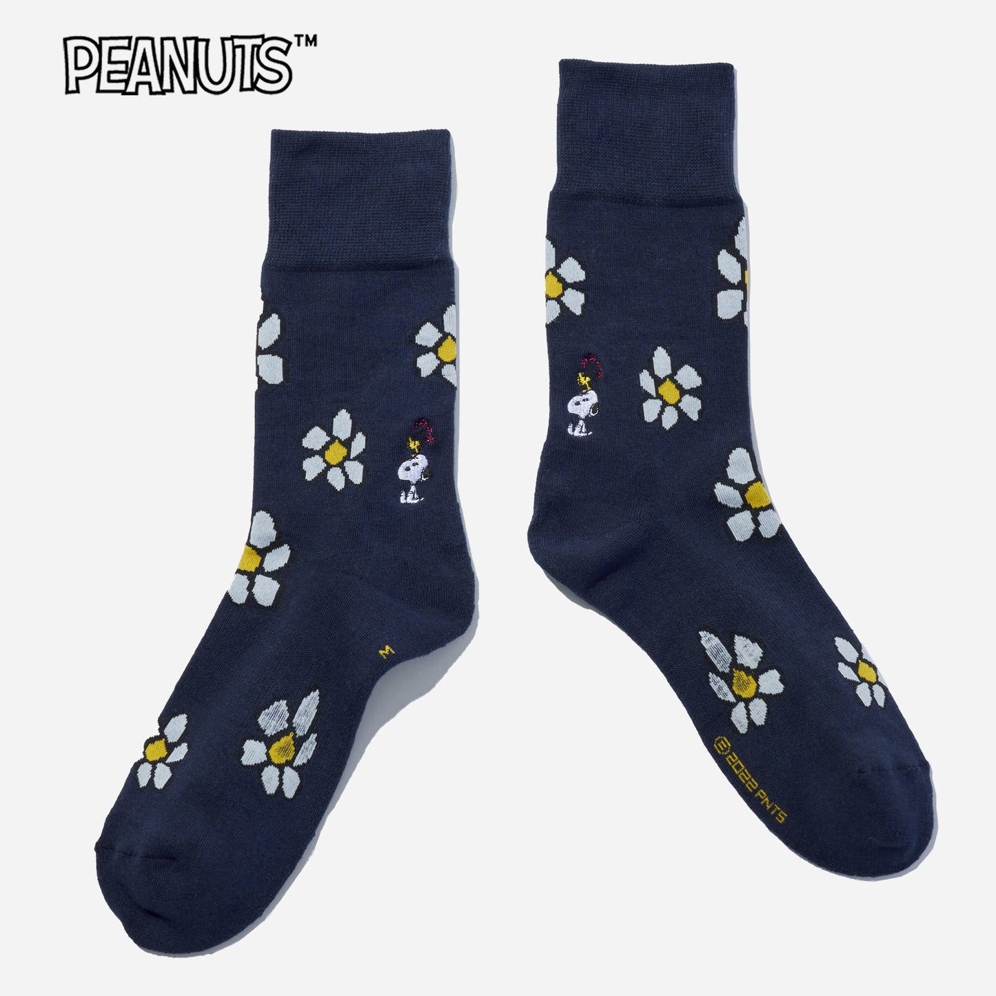 SNOOPY×CHICSTOCKS フラワー 全3色