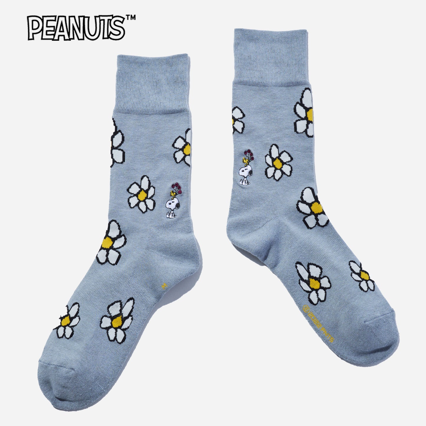 SNOOPY×CHICSTOCKS フラワー 全3色