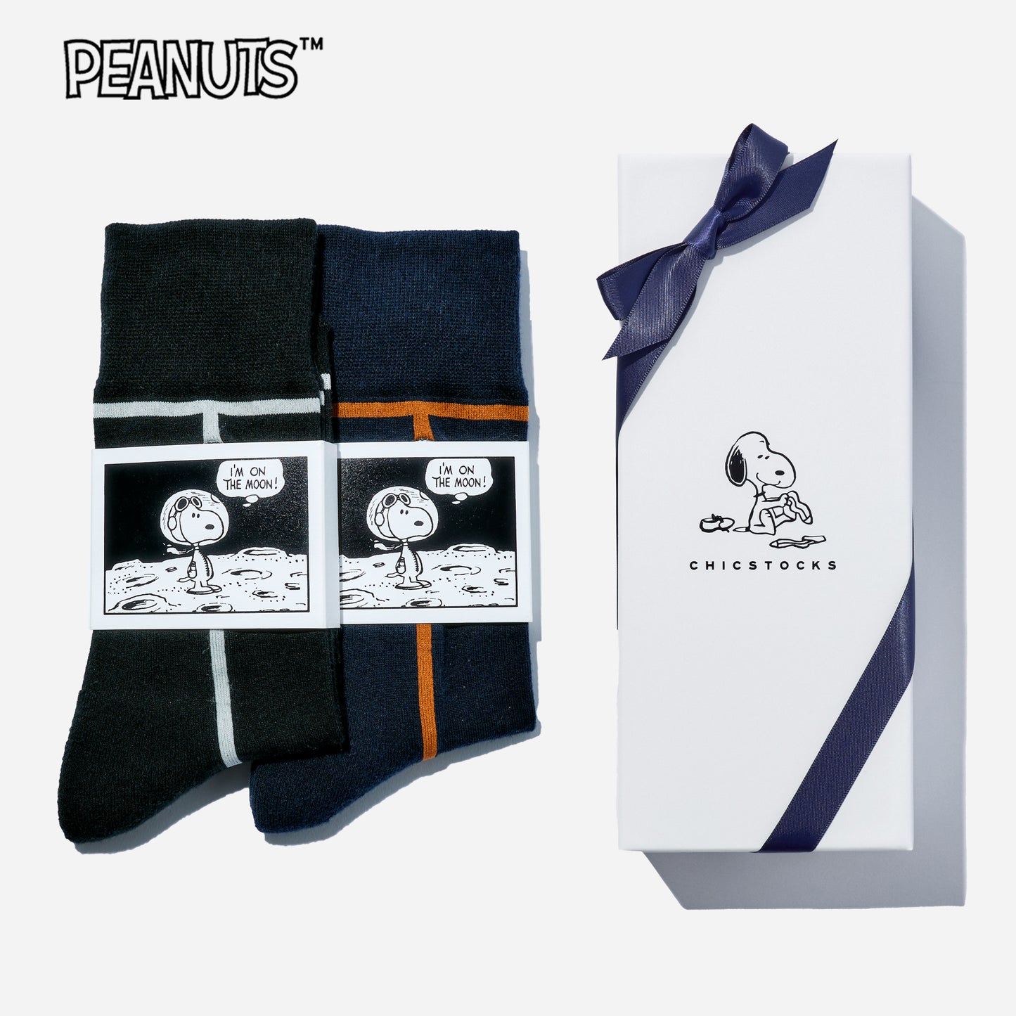 SNOOPY×CHICSTOCKS  2足ギフトボックス   全8種類