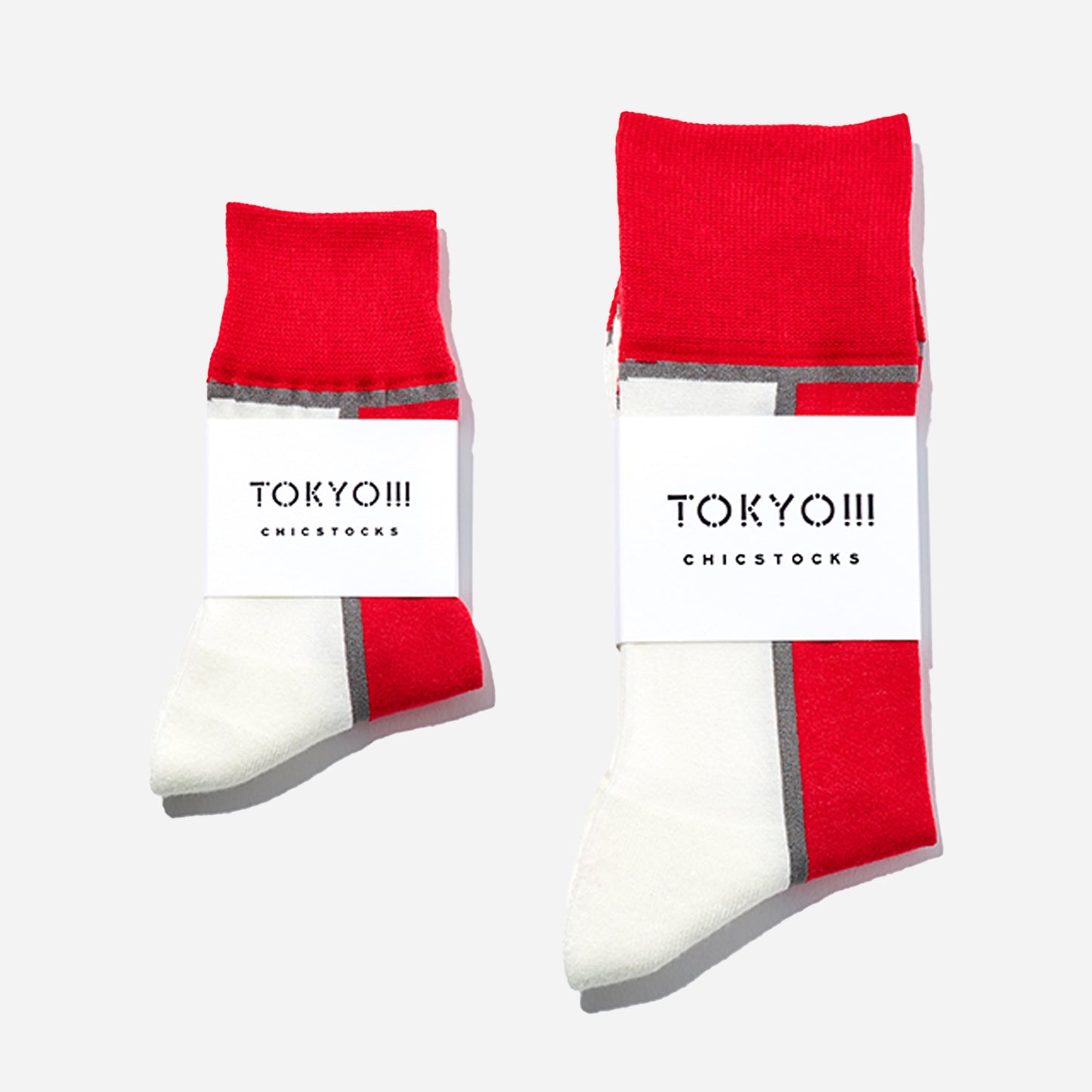 TOKYO!!!×CHICSTOCKS ラインソックス キッズ 全3色/13-16cm