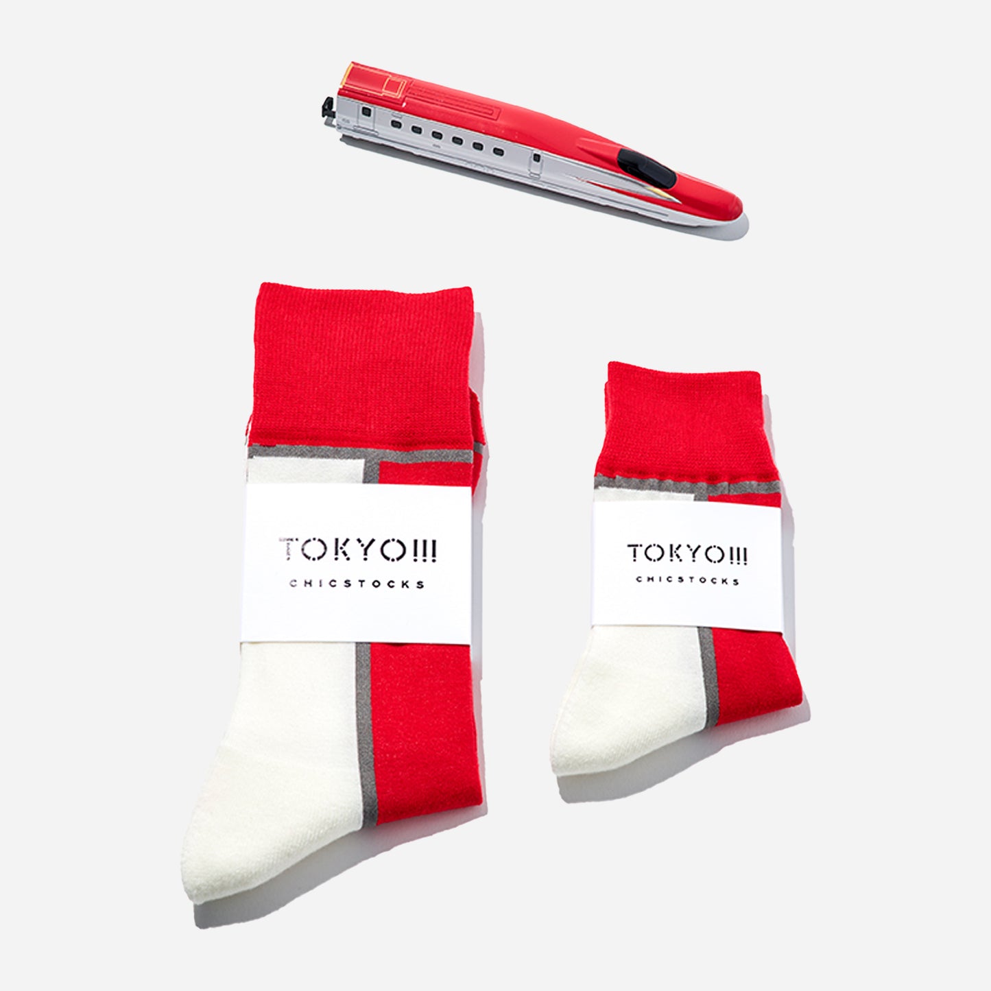 TOKYO!!!×CHICSTOCKS ラインソックス キッズ 全3色/13-16cm