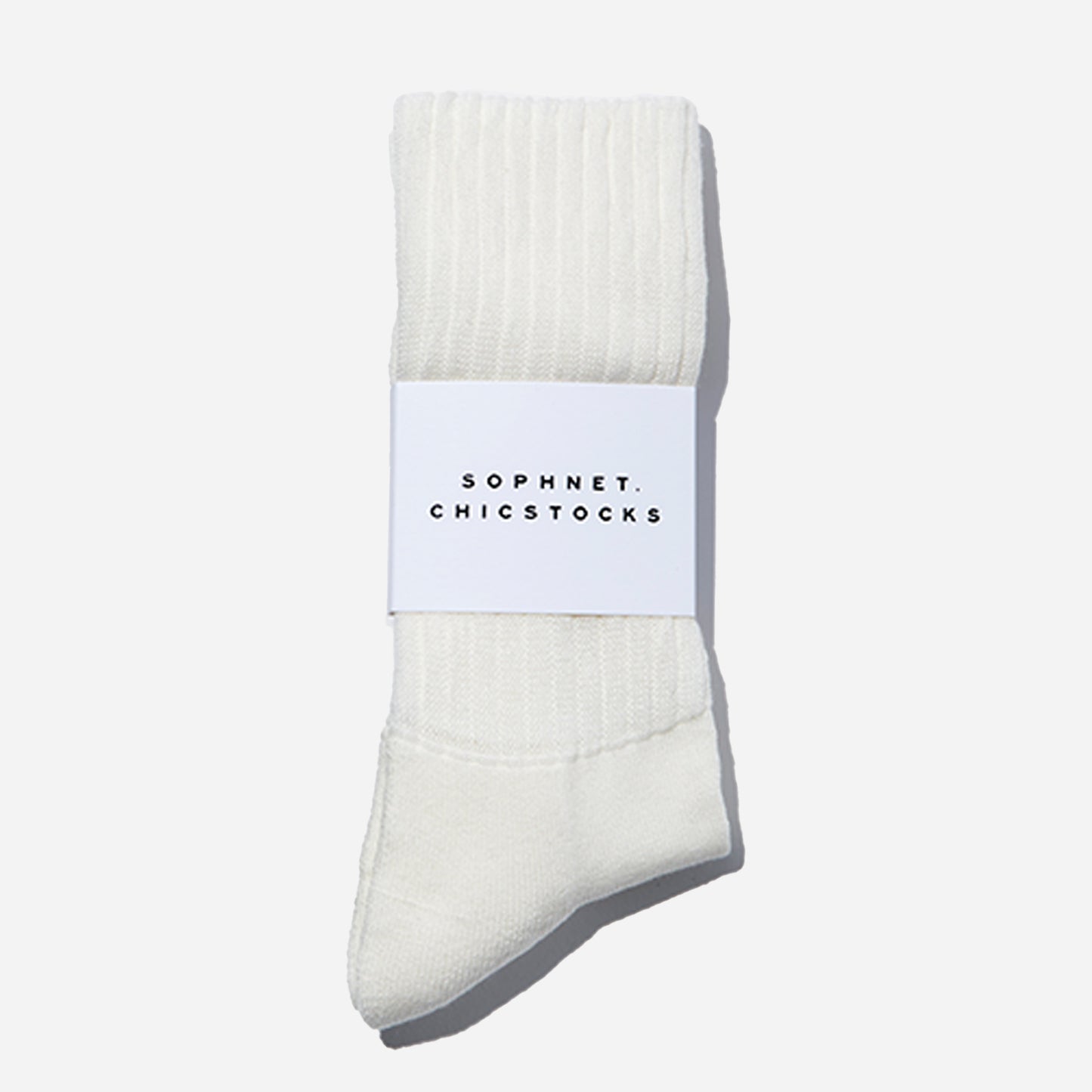 SOPHNET.×CHICSTOCKS ミドルリブソックス 全2色