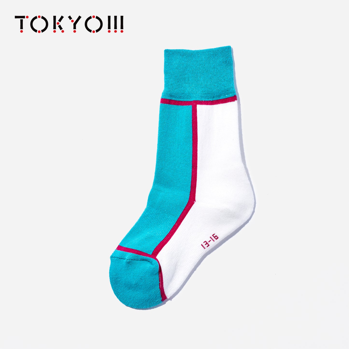 TOKYO!!!×CHICSTOCKS ラインソックス キッズ 全3色/13-16cm